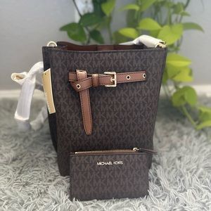 Michael Kors Brown Crossbody with Wallet